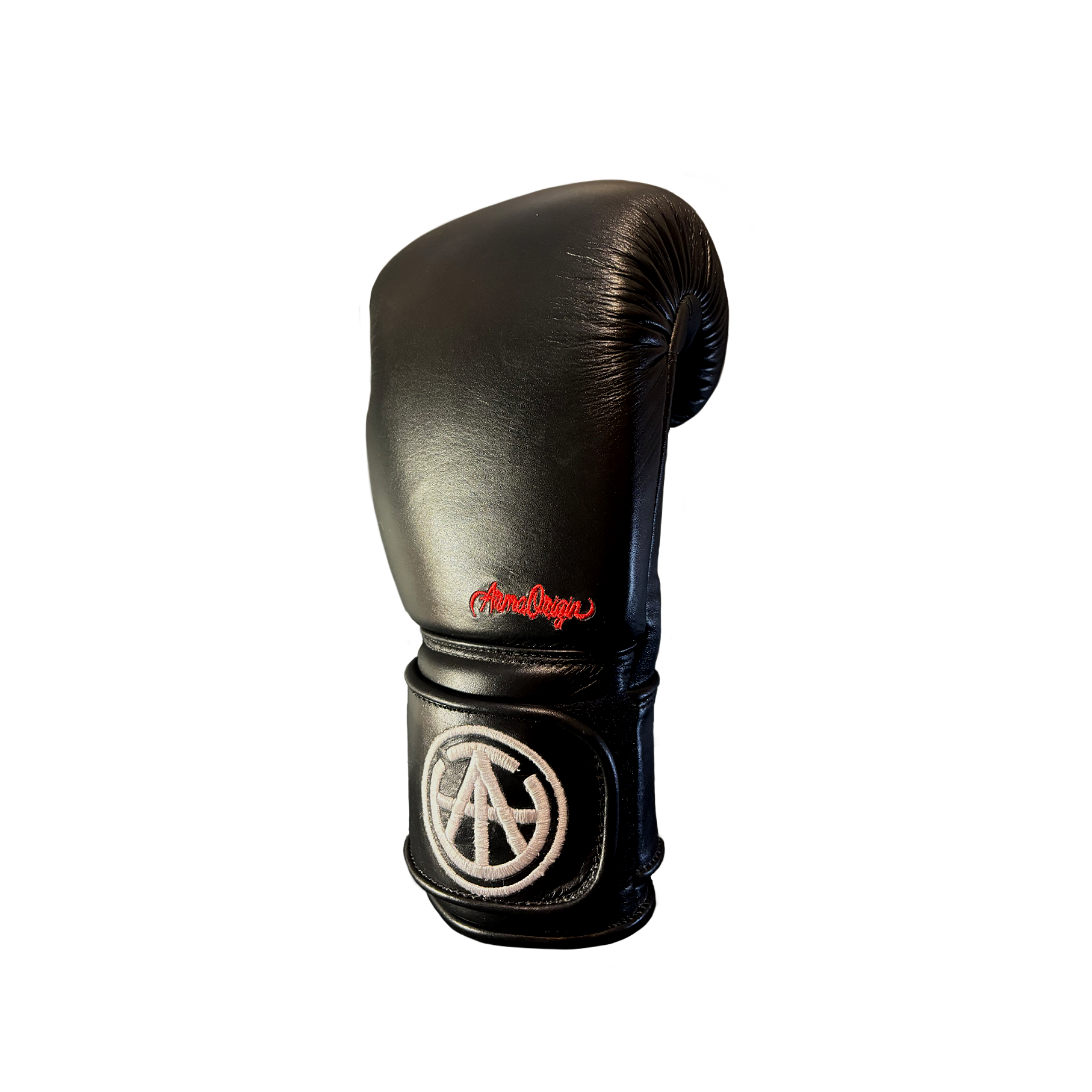 AO Classics - Premium Black Leather Boxing Gloves