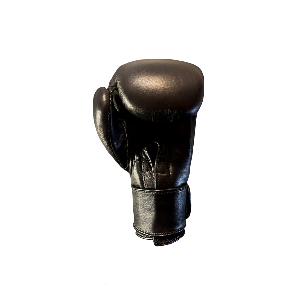 AO Classics - Premium Black Leather Boxing Gloves