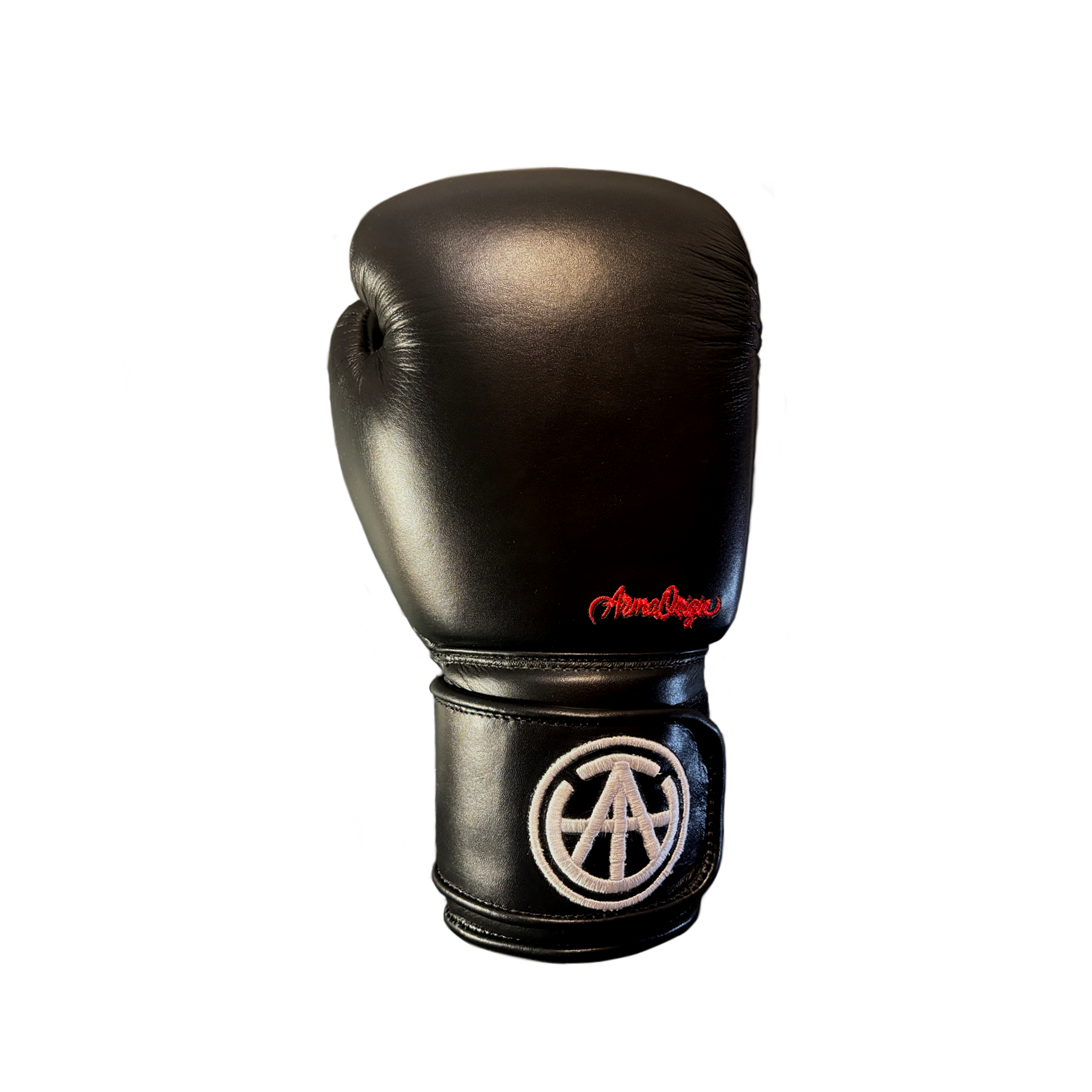 AO Classics - Premium Black Leather Boxing Gloves