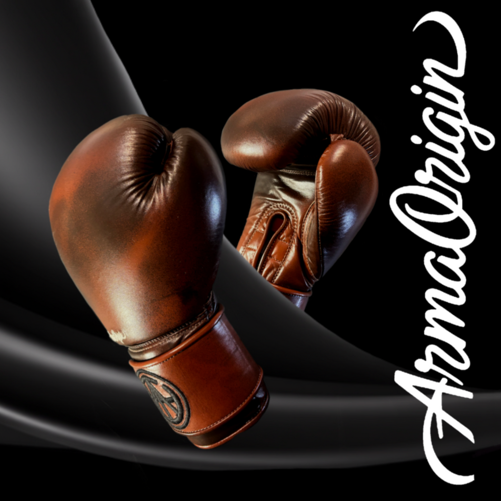 AO Classics - Premium Brown Leather Boxing Gloves