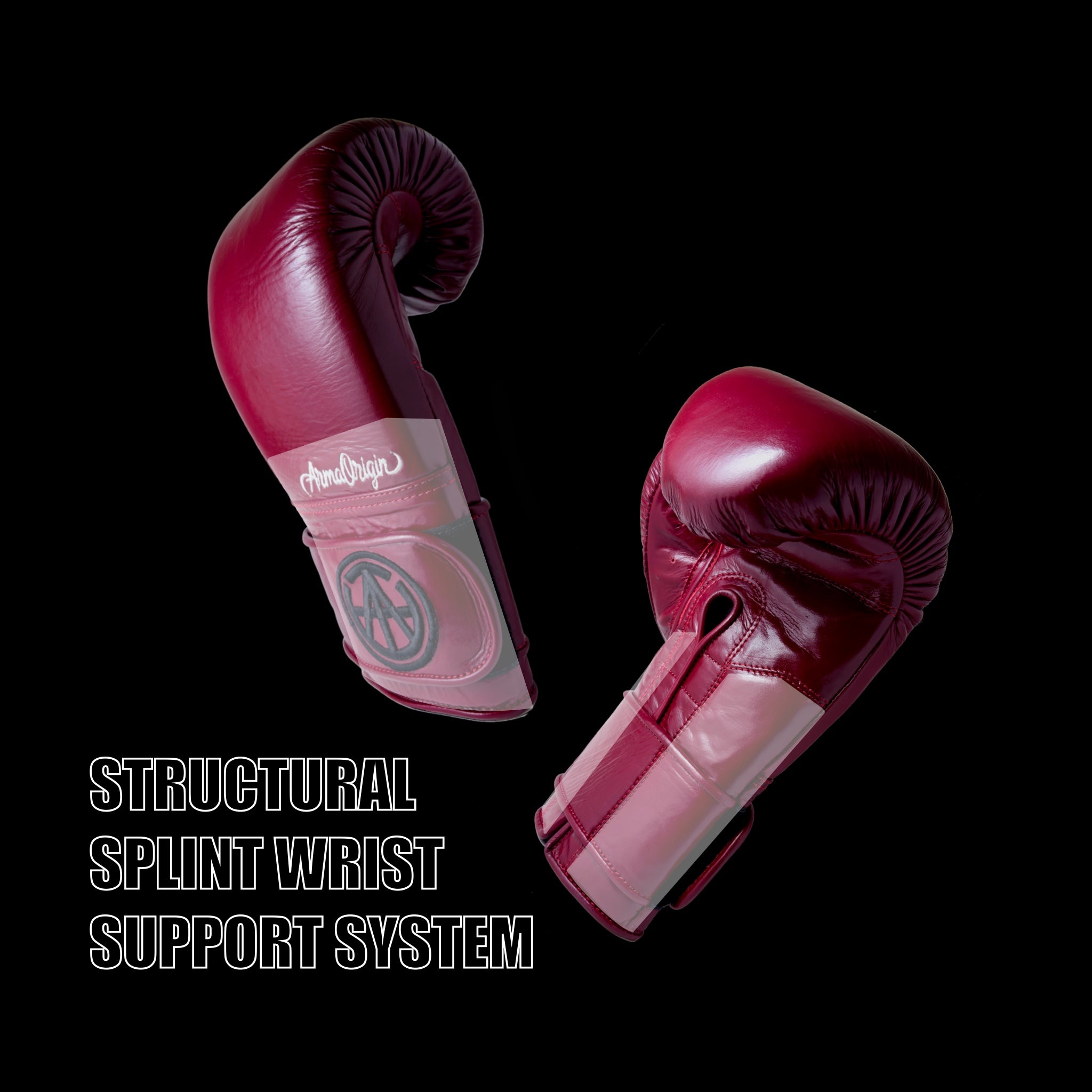 AO Classics - Premium Red Leather Boxing Gloves