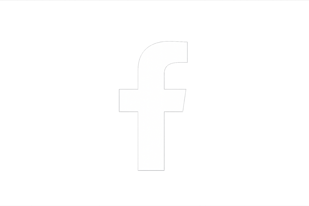 white facebook icon